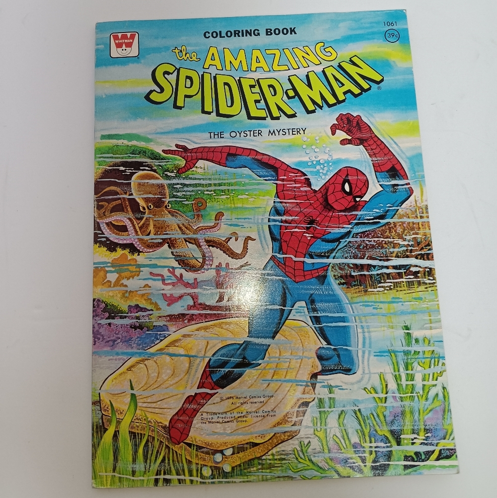 The Amazing Spider-Man Coloring Book - The Oyster Mystery